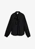 Bluse aus reinem Modal mit Schaldetail, bonprix