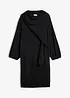 Strickkleid mit Schaldetail aus Viskose-Mix, bonprix