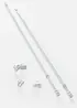 Tringle à rideaux extensible (2 pces), bonprix