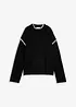 Pull col roulé en coton mélangé, bonprix