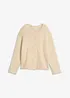 Teddy-Strickjacke, bonprix