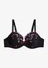 Soutien-gorge à coques et broderie, bonprix