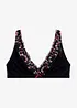 Bralette ohne Bügel mit zarter Stickerei, bonprix