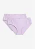 Lot de 2 slips maxi avec dentelle, bonprix