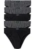 Lot de 5 slips coton, bonprix