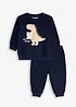 Sweat-shirt et pantalon 100% coton (ens. 2 pces), bonprix