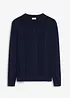 Polo-Pullover aus reiner Baumwolle, bonprix