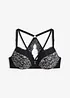 Soutien-gorge à coques, fermeture devant et imprimé python, bonprix