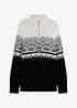 Norweger-Pullover aus reiner Baumwolle, bonprix
