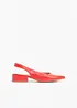 Escarpins slingback à talon plat, bonprix