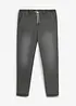 Jean jogger regular à taille élastiquée, droit, bonprix