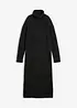 Robe en maille à col roulé, bonprix