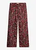 Wide-Leg-Stretchhose mit Baumwolle, bonprix