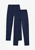 Lot de 2 leggings chauds, bonprix