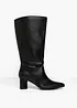 Bottes tige large à talon bloc, bonprix