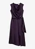 Robe midi en satin fluide, bonprix