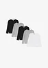 Langarmshirt mit Bio Baumwolle (5er Pack), bonprix