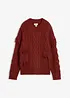 Oversize-Pullover mit Fransen, bonprix