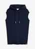 Pull sans manches à capuche, oversize, bonprix