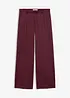 Pantalon de tailleur droit en laine mélangée douce, bonprix