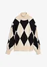 Pull col roulé en fine maille, bonprix
