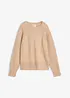 Pull doux en laine majoritaire, bonprix