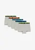 Lot de 5 boxers coton, bonprix