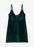 Samtkleid mit Spitze, bonprix