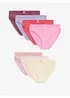 Lot de 7 slips en coton doux, bonprix
