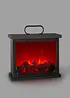 Objet déco LED effet feu de cheminée, bonprix
