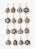 Hängedeko in Lebkuchen Design (16er Pack), bonprix