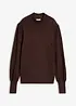 Pull en fine maille à manches ajourées, bonprix