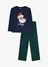 Pyjama aus weicher Bio-Baumwolle (2-tlg. Set), bonprix