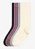 Gerippte Socken (5er Pack), bonprix