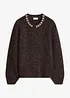Strickjacke mit Puffärmeln, bonprix