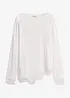Langarmshirt mit Spitzensaum, bonprix