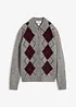 Strickjacke mit Polokragen, bonprix