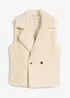 Gilet sans manches en peluche, bonprix