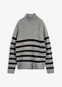 Pull en maille large à col roulé, bonprix