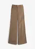 Unterbauch-Umstandshose aus Stretch-Cord, Wide Leg, bonprix