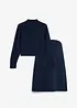 Umstands-Strick Set mit Pullover und Rock aus reiner Bio-Baumwolle, bonprix