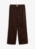 Wildlederimitat-Hose mit Bequembund, bonprix