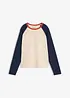 T-shirt coton à manches raglan, bonprix
