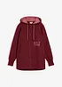 Long gilet zippé en sweat épais, bonprix