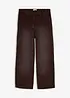 Pantalon taille haute en velours côtelé, bonprix