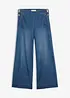 Wide-Leg-Jeans, High Waist mit aufgesetzten Taschen, bonprix