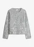 Strickjacke mit Pailletten-Applikation, bonprix