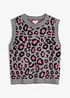 Pull sans manches en maille poilue, bonprix