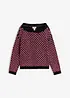 Pull boxy avec fil duveteux, bonprix
