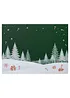Paillasson lavable motif hivernal, bonprix